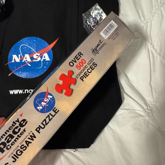 NASA Plush, Snow Globe, Puzzle, Bag, and Pin Set - Picture 10 of 10